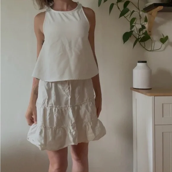 SAAJ Paris “Florent” Ruffle Open-Back Top – Fits Small - Picture 2 of 7